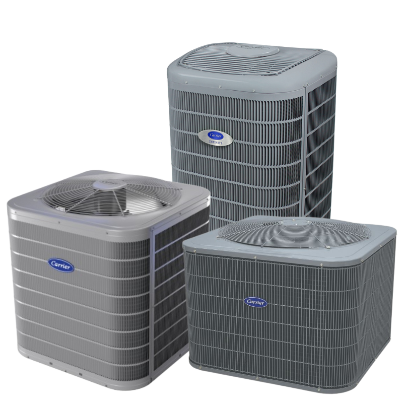 A range of Carrier Air Conditioner models for efficient home cooling.